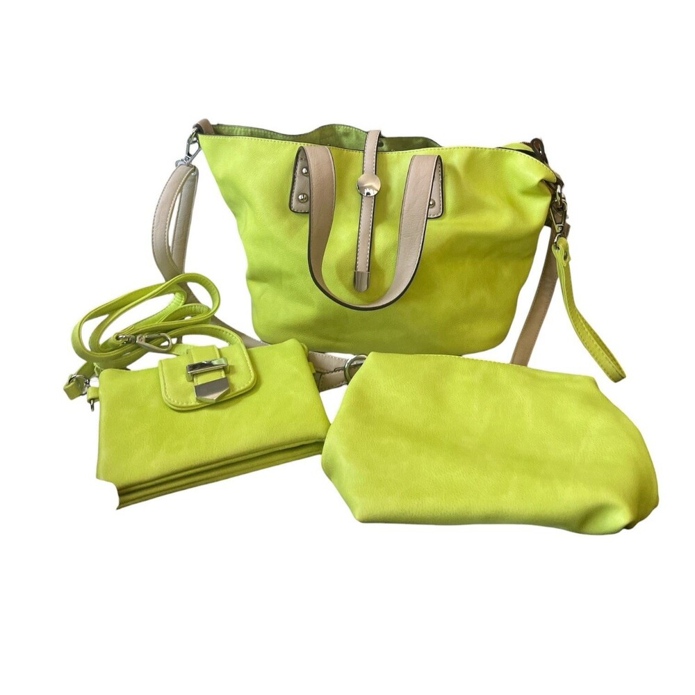 Charming Charlie Shoulder Bag Slouch Purse Faux Pouch Wallet  10x8-1/2x7* READ